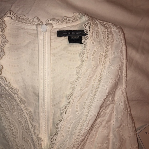 French Connection White A-line Dress. - Picture 5 of 6